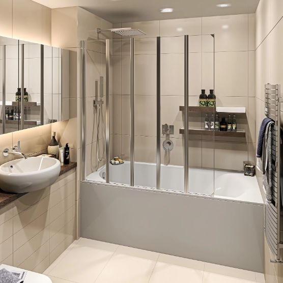 Шторка на ванну Good Door Screen GR5-120-C-CH