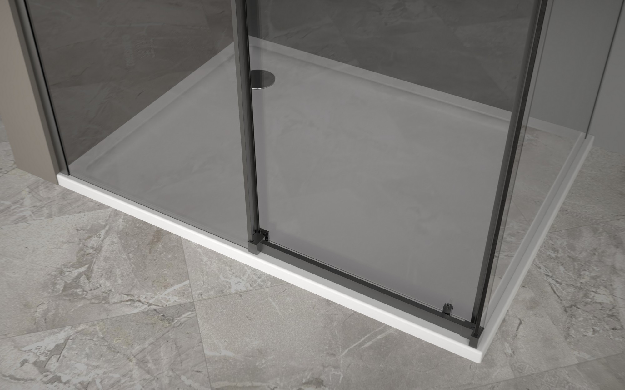 Душевой уголок Good Door Galaxy New WTW+SP Black