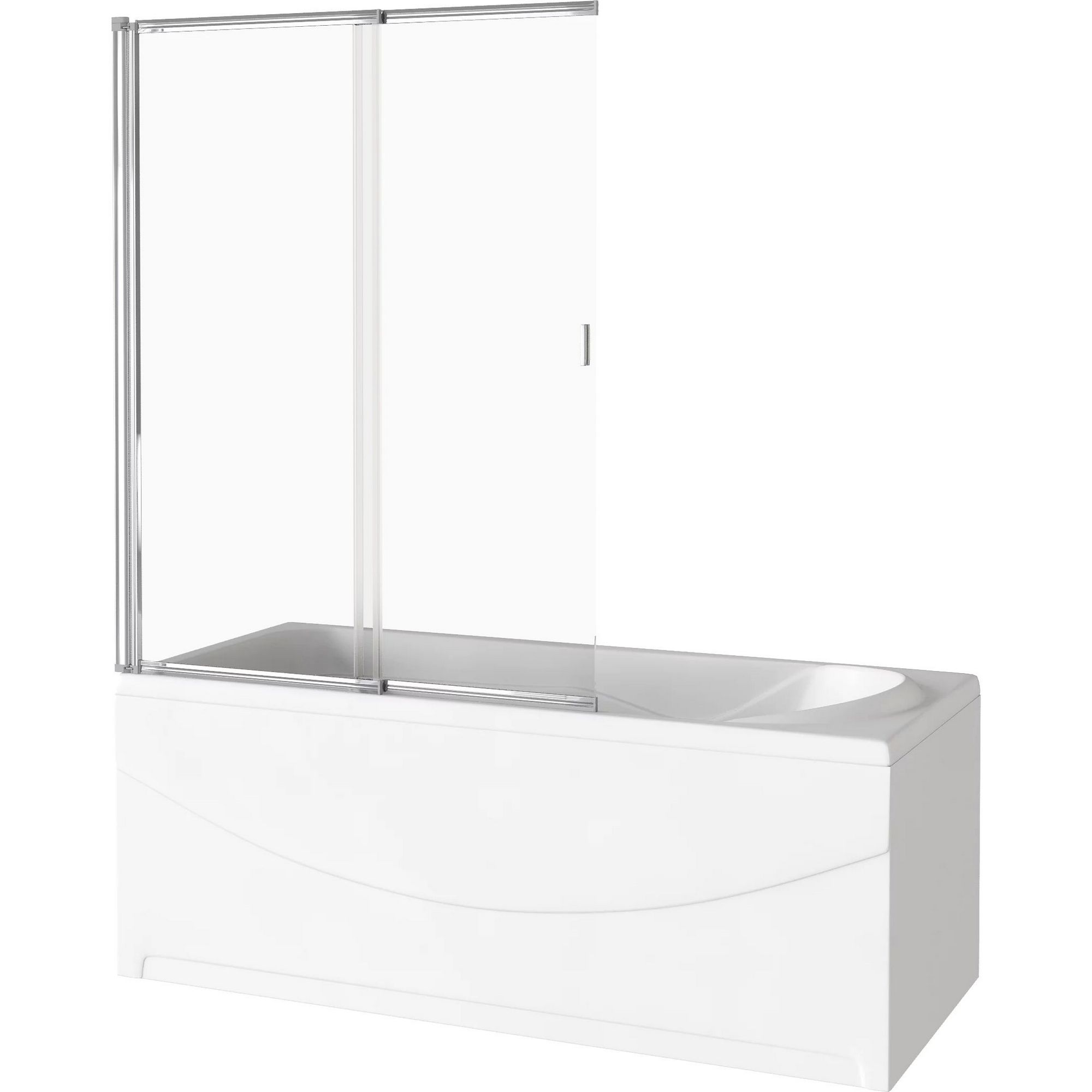 Шторка на ванну Good Door Screen SL-100-C-CH