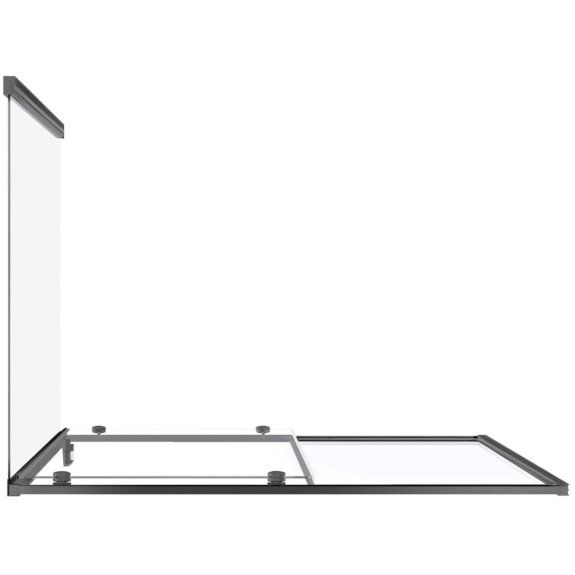 Душевой уголок Good Door Lite WTW+SP Gun Metall