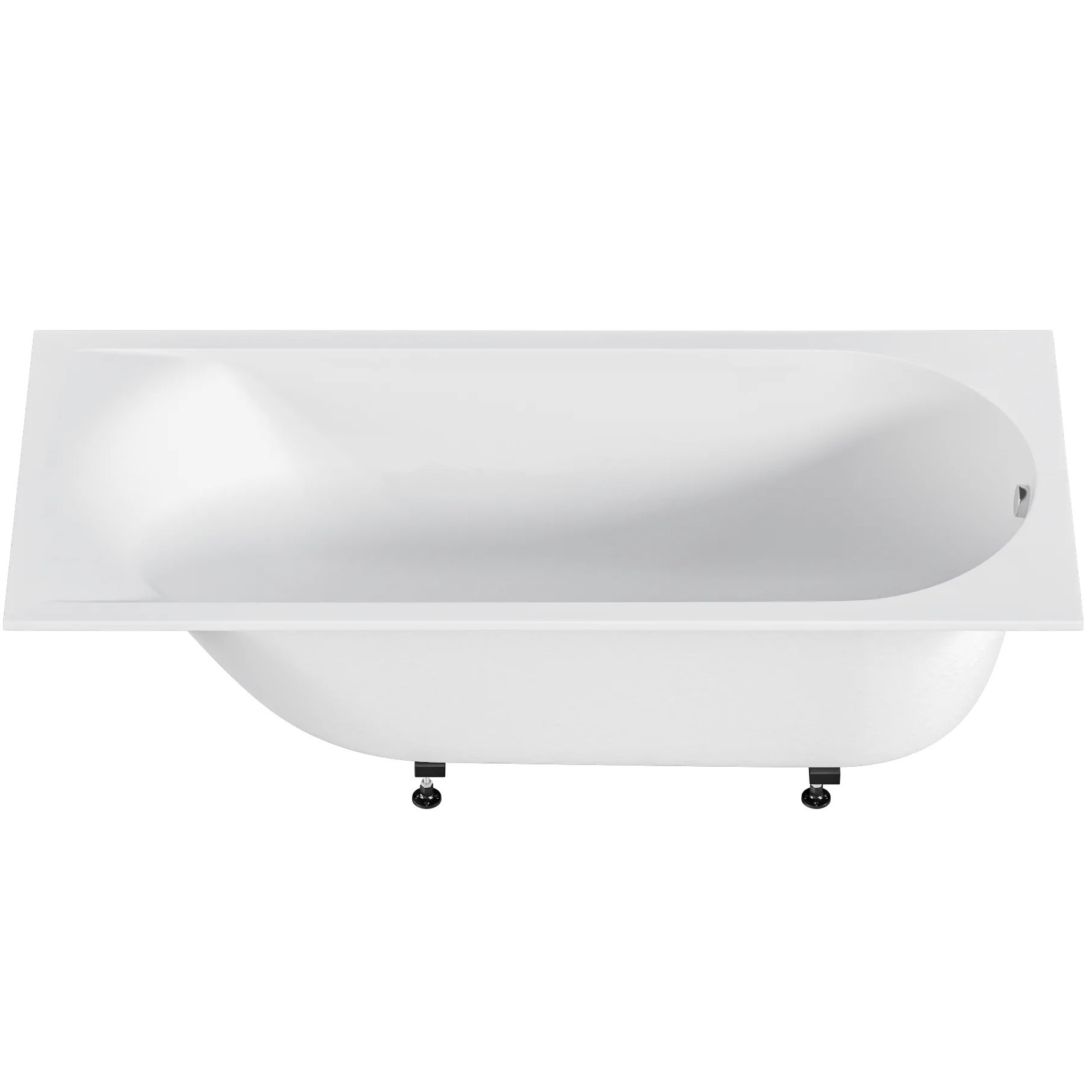 Мраморная ванна BAS Афина Solid Surface 170x75