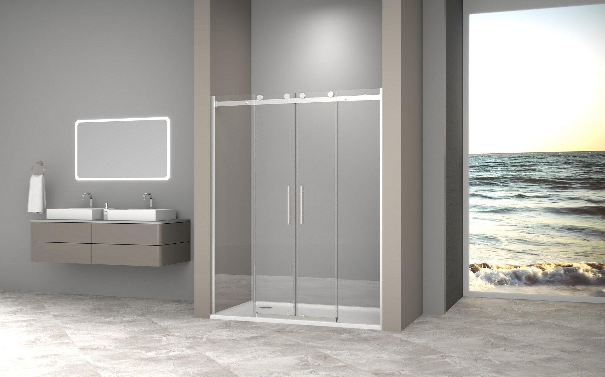 Душевая дверь Good Door Galaxy New WTW-TD