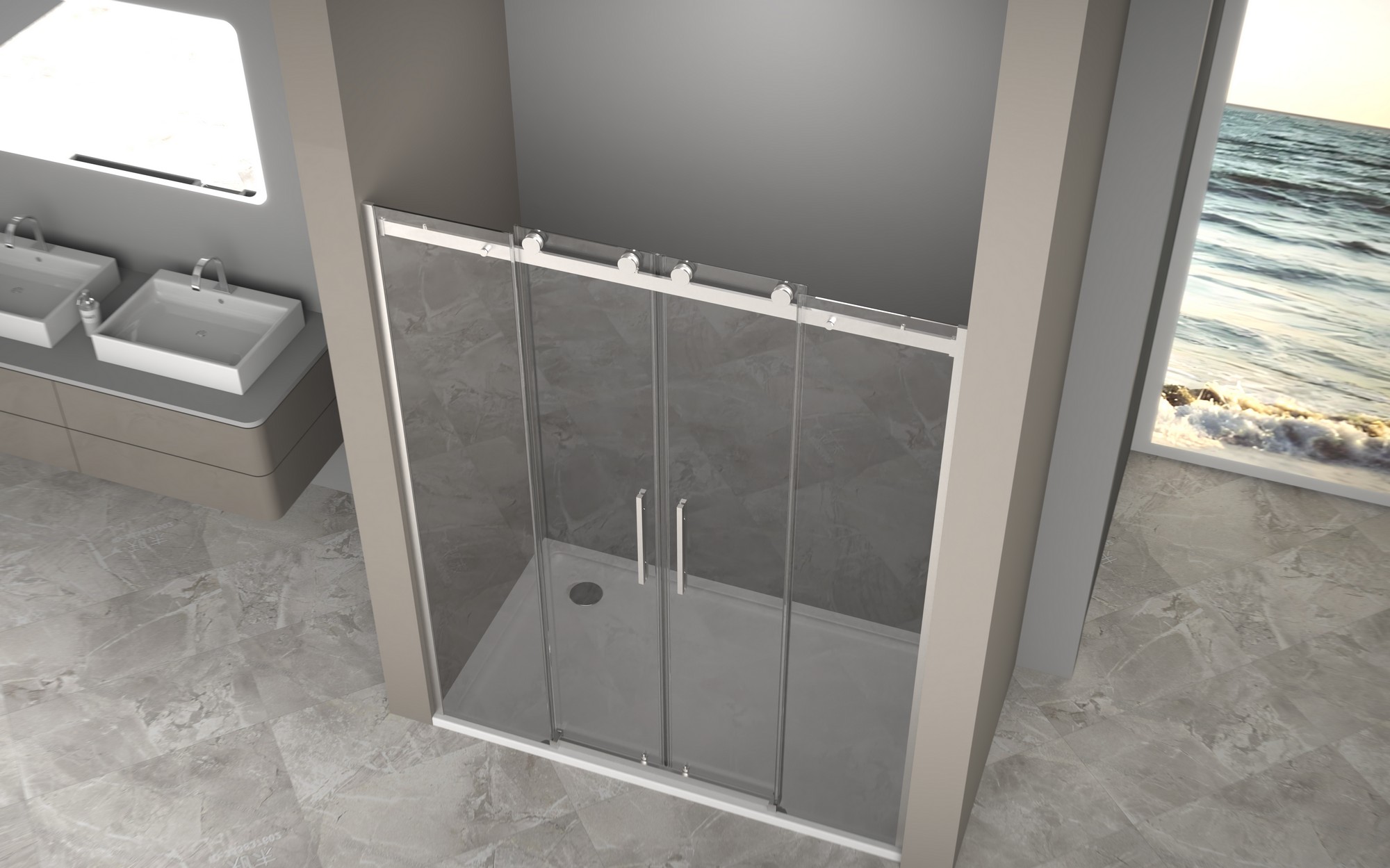 Душевая дверь Good Door Galaxy New WTW-TD
