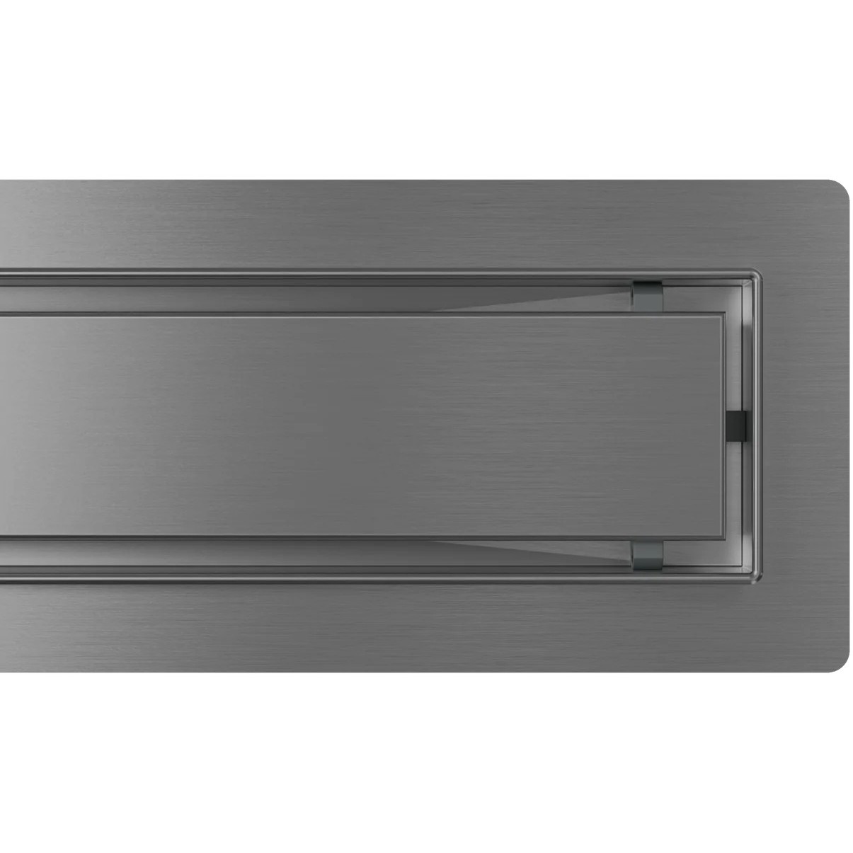 Трап под плитку с комбинированным затвором Good Door металл оружейная сталь 70, ТЛ00059