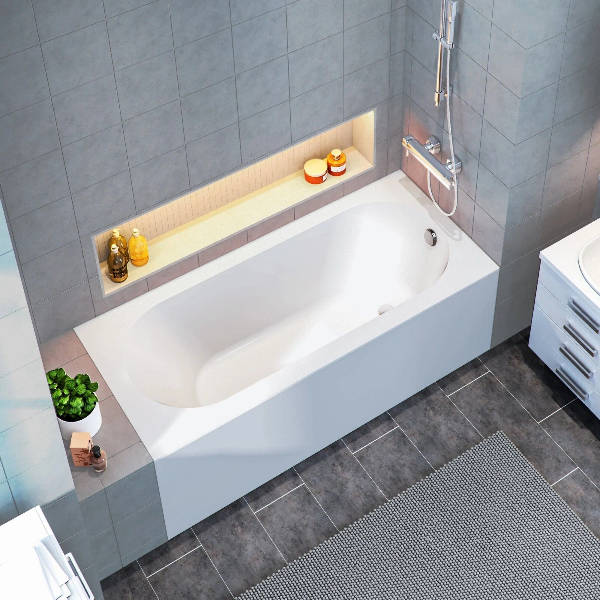 Акриловая ванна BAS Орион Pro 170x75