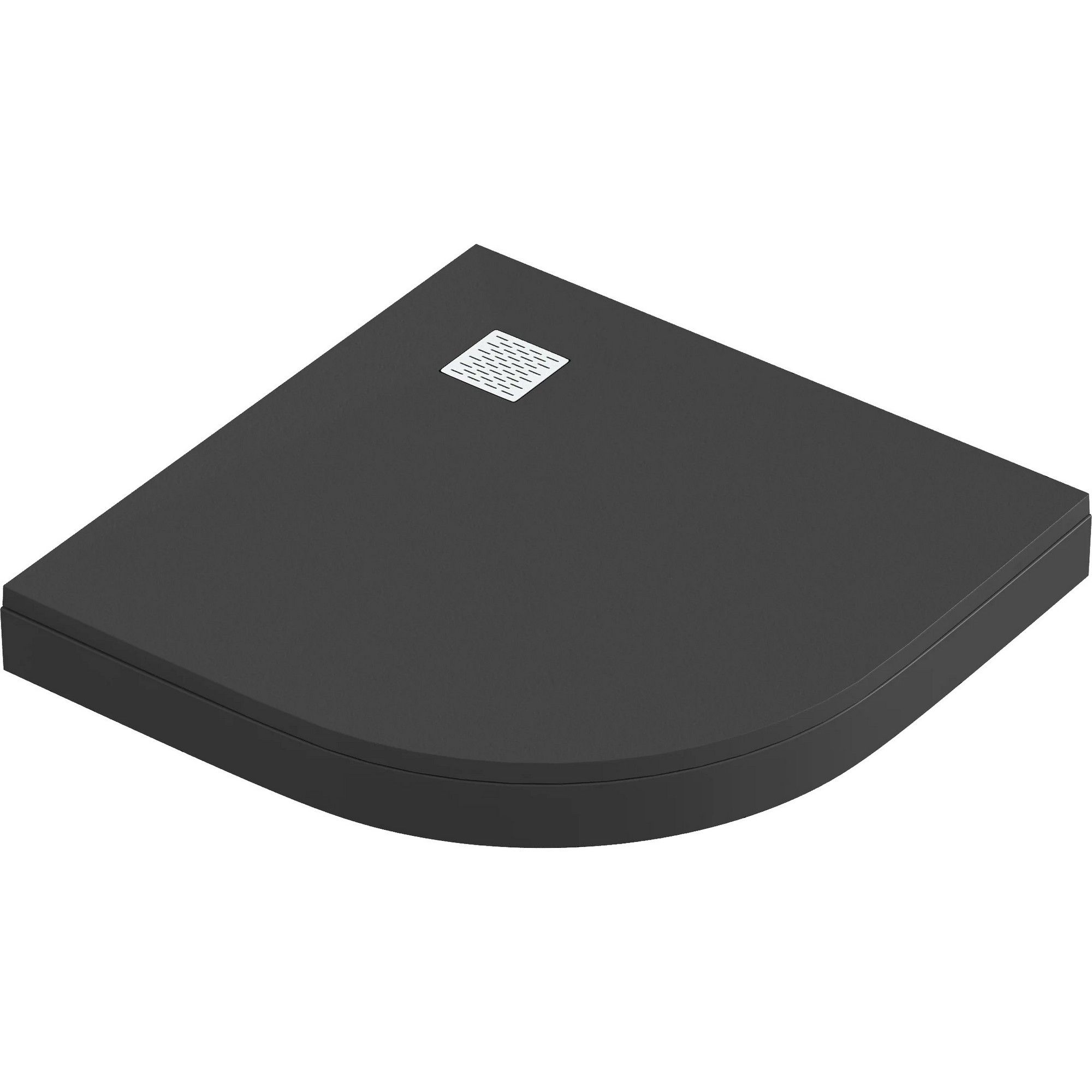 Мраморный душевой поддон Good Door Essentia R черный