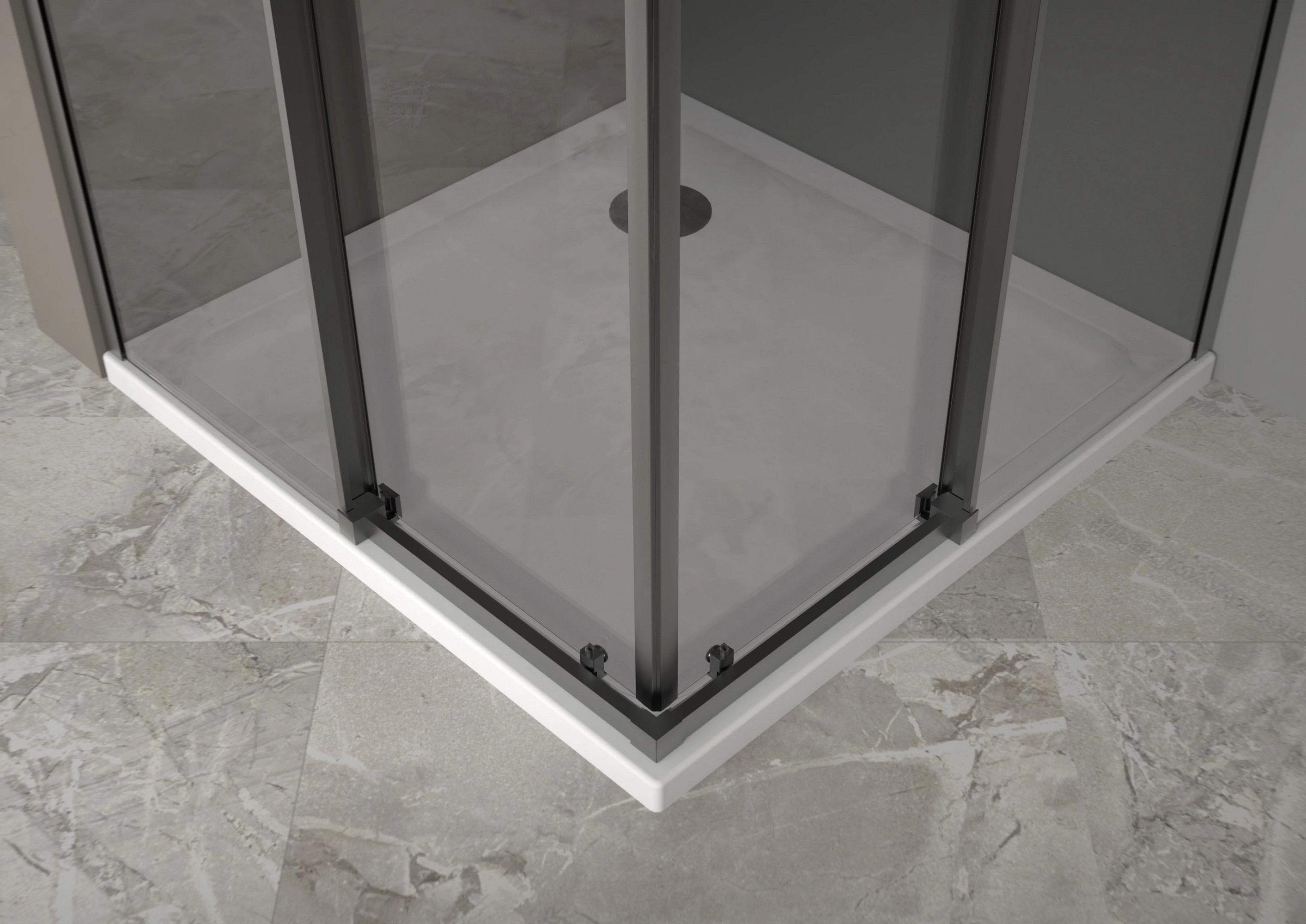 Душевой уголок Good Door Galaxy New CR Black