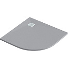 Мраморный душевой поддон Good Door Essentia R серый 100x100, ЛП00185