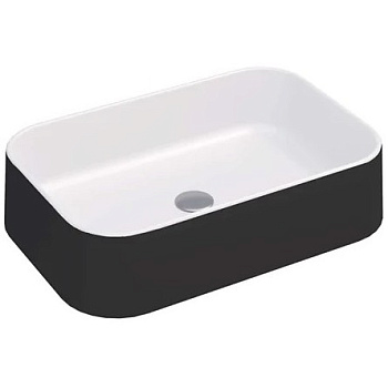 Раковина Good Door Solid Surface Тиас 60x40 черная