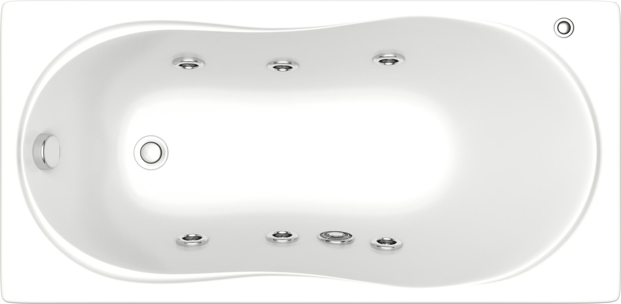 Акриловая ванна BAS Лима 130x70