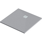 Мраморный душевой поддон Good Door Essentia CR серый 100x100, ЛП00188