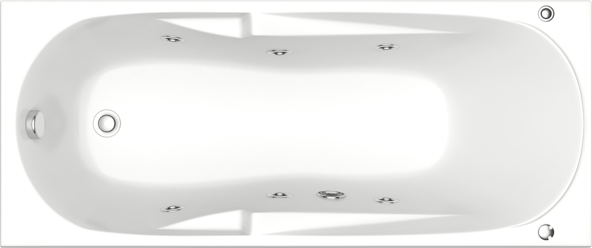 Акриловая ванна BAS Нептун 170x70