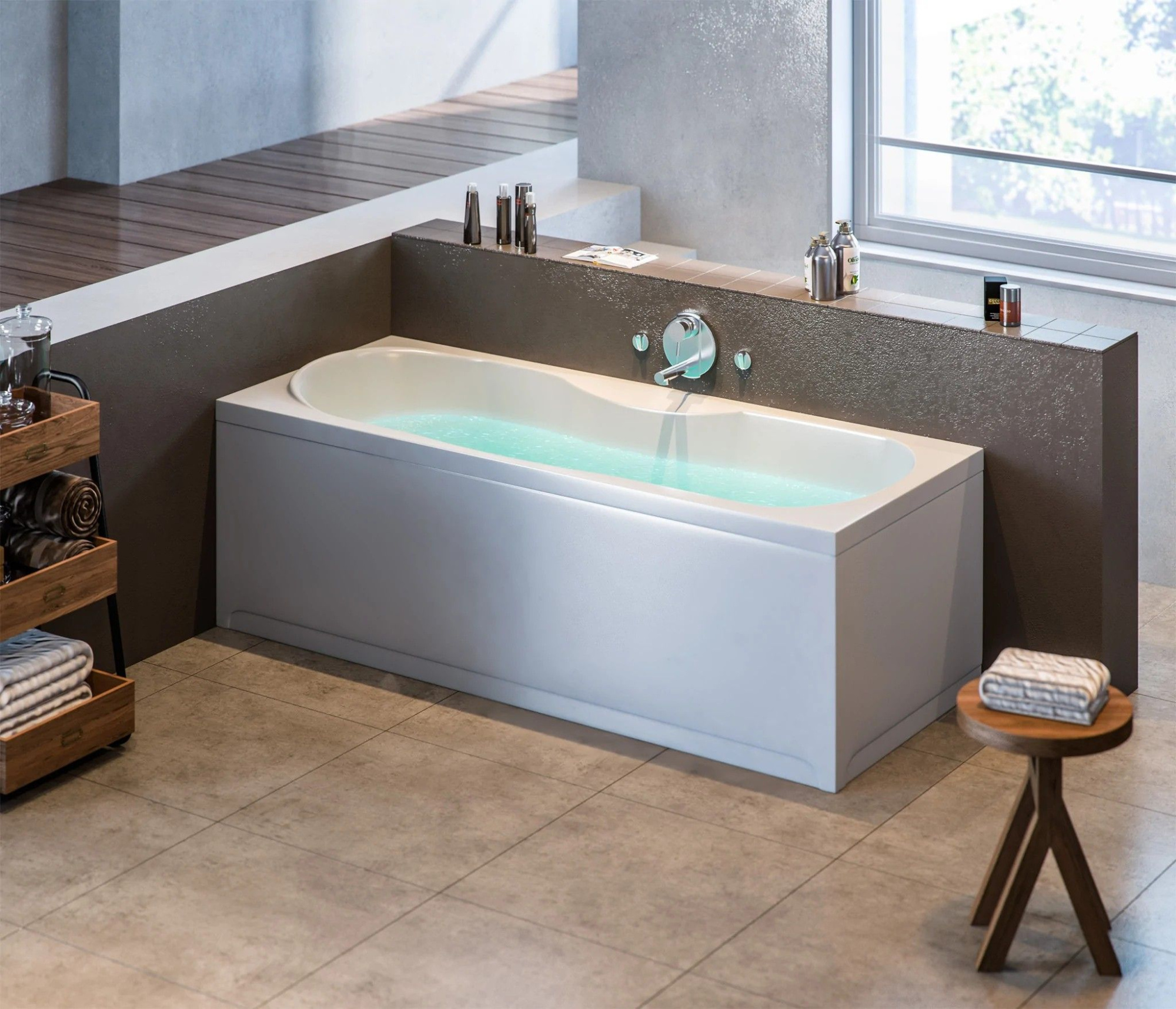 Акриловая ванна BAS Рио