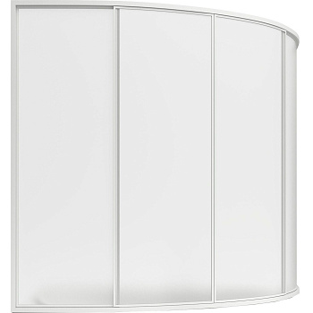 Шторка для ванны BAS Алегра (4 створки пластик)