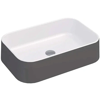 Раковина Good Door Solid Surface Тиас 60x40 серая