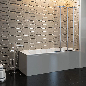 Шторка на ванну Good Door Screen GR4-100-C-CH